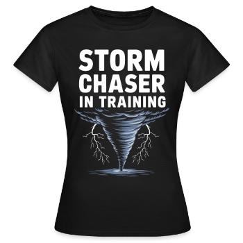 Costume de chasseur de tempête Chasseur de tempête - T-shirt Femme - noir - Devant - AI Model Female 172 dark (172cm)