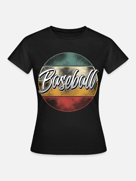 Baseball - Frauen T-Shirt - Schwarz