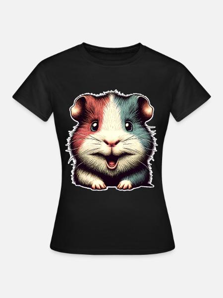 Hamster - Frauen T-Shirt - Schwarz