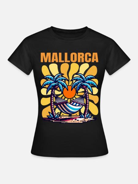 Mallorca - Frauen T-Shirt - Schwarz