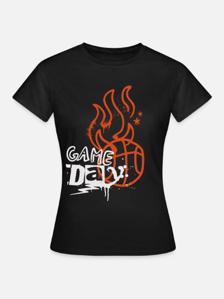 Basketball Basketballer - Frauen T-Shirt - Schwarz