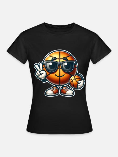 Basketball Basketballer - Frauen T-Shirt - Schwarz