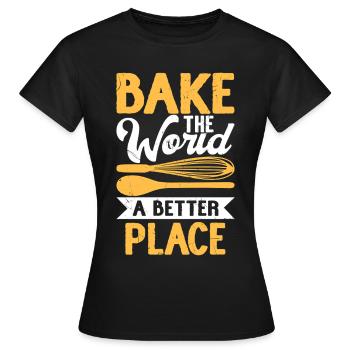 Cuire - T-shirt Femme - noir - Devant - AI Model Female 172 dark (172cm)