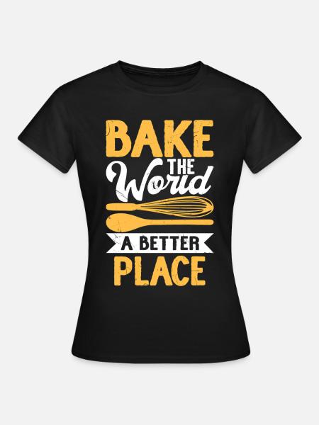 Backen - Frauen T-Shirt - Schwarz