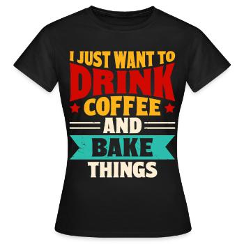 Cuire - T-shirt Femme - noir - Devant - AI Model Female 172 dark (172cm)
