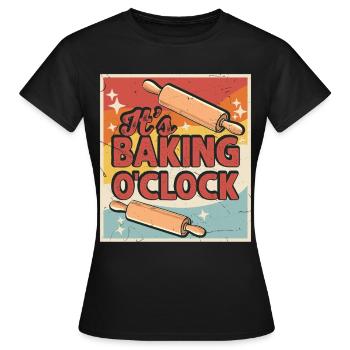 Boulangerie Boulangerie Boulangerie - T-shirt Femme - noir - Devant - AI Model Female 172 dark (172cm)