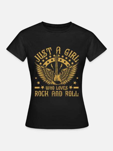 Rock And Roll - Frauen T-Shirt - Schwarz