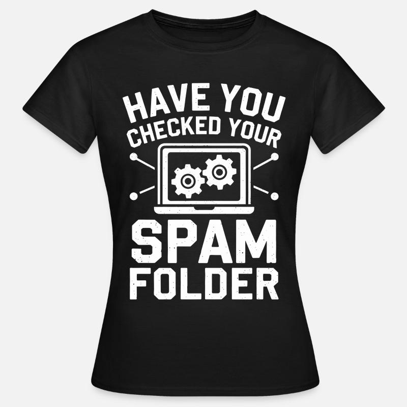 Administrator Support Nerd Computer Tech - Women's T-Shirt - black
