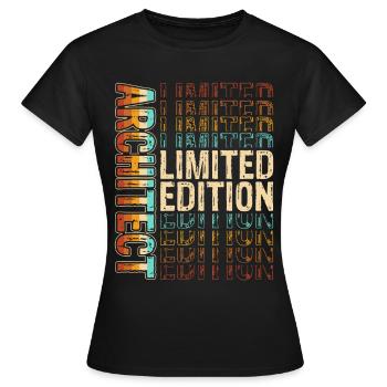 Architect - Women's T-Shirt - black - Front - AI Model Female 172 dark (172cm)