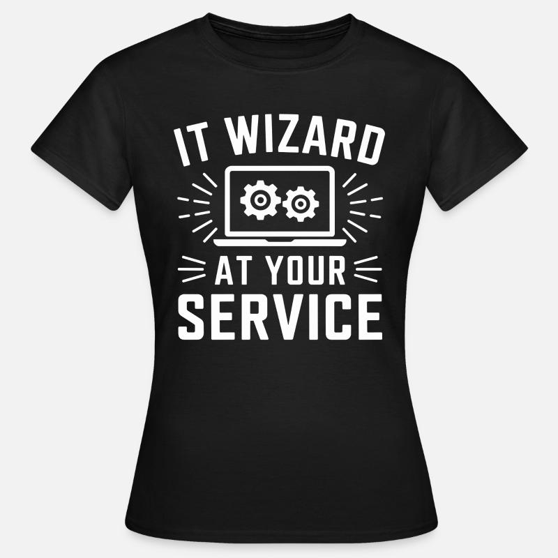 Administrator Support Nerd Computer Tech - Women's T-Shirt - black