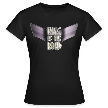 King Of The Road White Steel - Women's T-Shirt - black - Front - AI Model Female 172 dark (172cm)