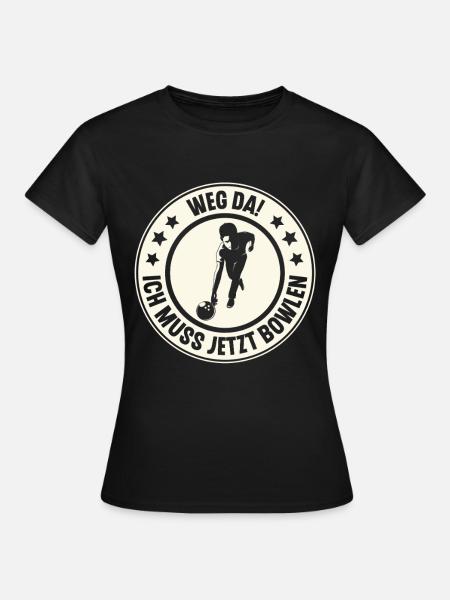Bowling - Frauen T-Shirt - Schwarz