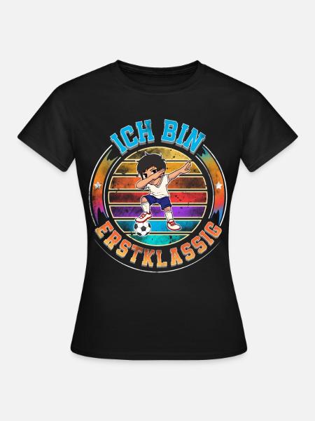 Ich Bin Erstklassig Einschulung - Frauen T-Shirt - Schwarz