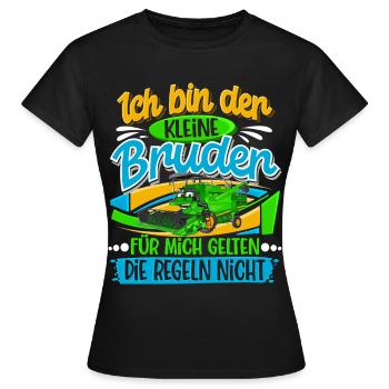 Kleiner Bruder - Frauen T-Shirt - Schwarz - Vorne - AI Model Female 172 dark (172cm)