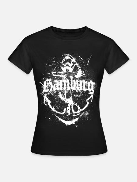 ANKER HAMBURG 1 - Frauen T-Shirt - Schwarz