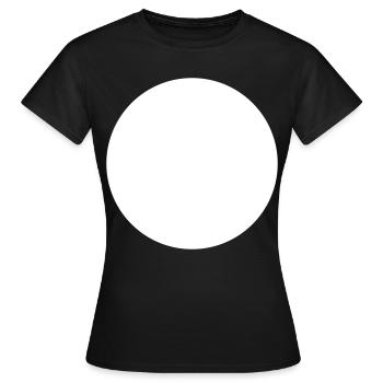 Cercle - T-shirt Femme - noir - Devant - AI Model Female 172 dark (172cm)