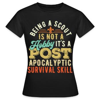 Scouts scouts scouts - T-shirt Femme - noir - Devant - AI Model Female 172 dark (172cm)