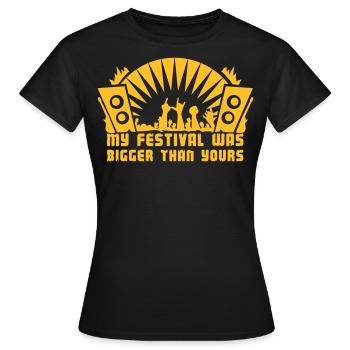 Festivals - Musique / Rock / Classique - T-shirt Femme - noir - Devant - AI Model Female 172 dark (172cm)