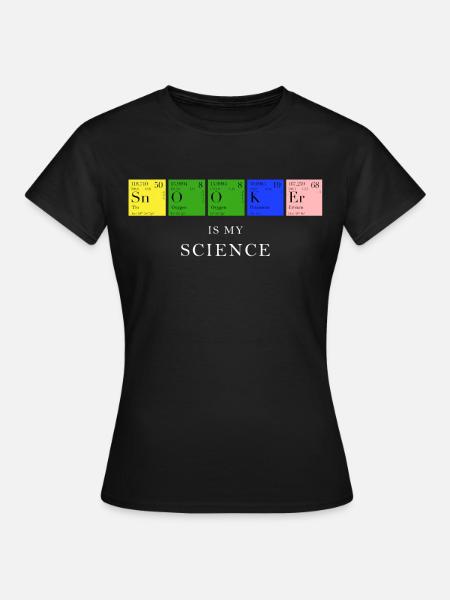 Snooker Periodic Table Shirt Snooker is my science - Women's T-Shirt - black
