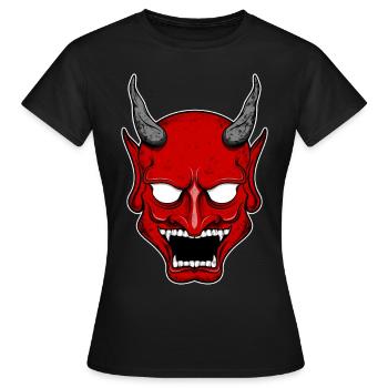 Démon diable diable - T-shirt Femme - noir - Devant - AI Model Female 172 dark (172cm)