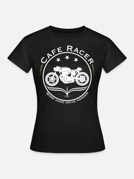 cafe racer - Frauen T-Shirt - Schwarz