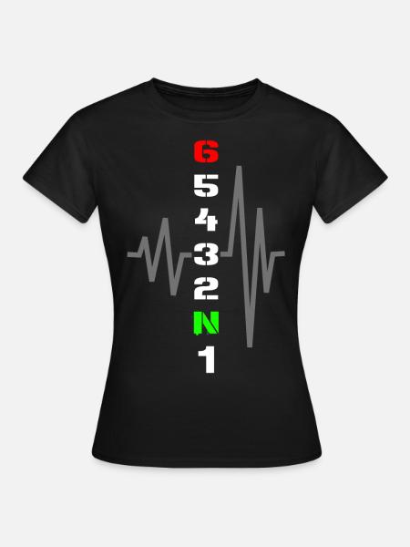 1N23456 - Frauen T-Shirt - Schwarz