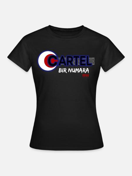 CARTEL BIR NUMARA 1995 - Frauen T-Shirt - Schwarz