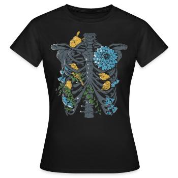 Bird Cage - Women's T-Shirt - black - Front - AI Model Female 172 dark (172cm)