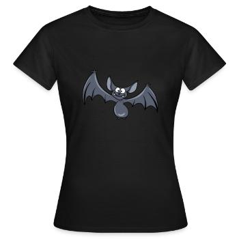 Süße Fledermaus. Bat Vampir Blutsauger - Frauen T-Shirt - Schwarz - Vorne - AI Model Female 172 dark (172cm)