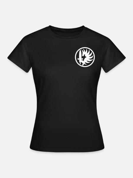 Flügel & Schwert Fallschirmjäger - Frauen T-Shirt - Schwarz
