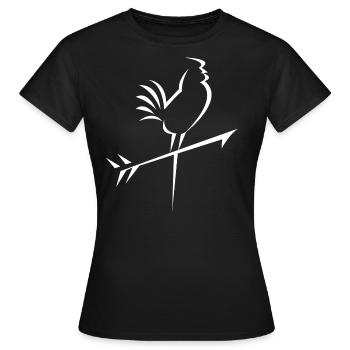 Conception du robinet météo - T-shirt Femme - noir - Devant - AI Model Female 172 dark (172cm)