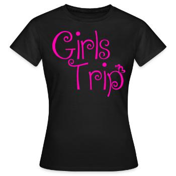Girls Trip - T-shirt Femme - noir - Devant - AI Model Female 172 dark (172cm)