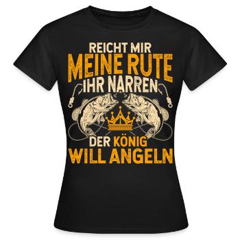 Reicht Mir Die Rute Ihr Narren - Frauen T-Shirt - Schwarz - Vorne - AI Model Female 172 dark (172cm)