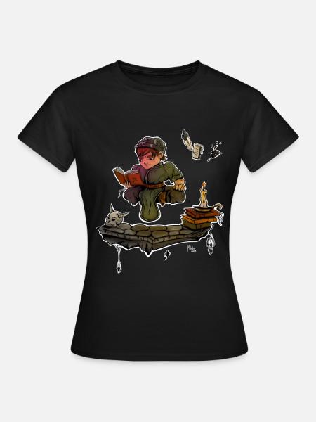 Magicien - Fantasy Magicien apprenti - Idée cadeau - T-shirt Femme - noir