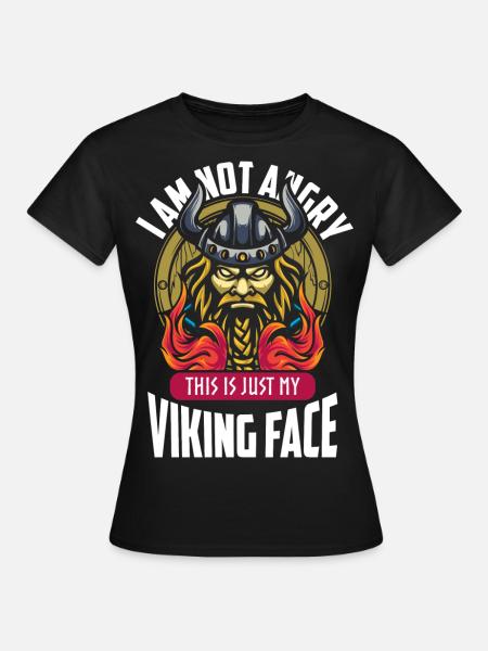 Valhalla Thor Krieger - Frauen T-Shirt - Schwarz