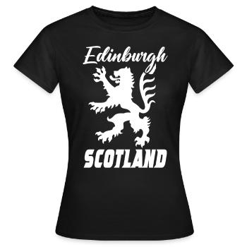 Schottland Edinburgh - Frauen T-Shirt - Schwarz - Vorne - AI Model Female 172 dark (172cm)