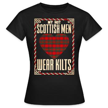 Ecosse Épouse Ecosse - T-shirt Femme - noir - Devant - AI Model Female 172 dark (172cm)