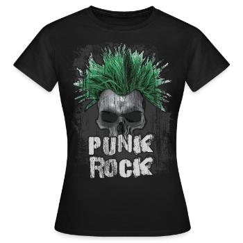 Punk rock - T-shirt Femme - noir - Devant - AI Model Female 172 dark (172cm)
