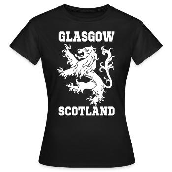 Glasgow Schottland - Frauen T-Shirt - Schwarz - Vorne - AI Model Female 172 dark (172cm)