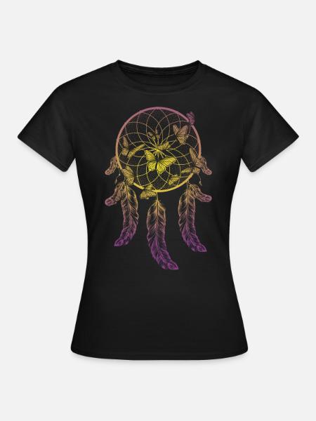 Traumfänger - Frauen T-Shirt - Schwarz