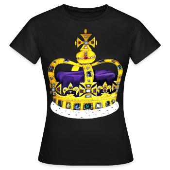 The Over - Crown - Women's T-Shirt - black - Front - AI Model Female 172 dark (172cm)