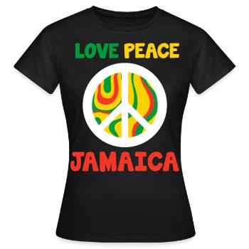 Jamaica Holidays Jamaica - Women's T-Shirt - black - Front - AI Model Female 172 dark (172cm)