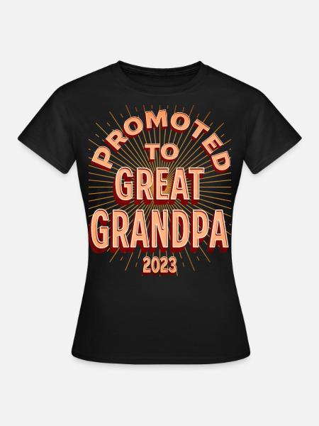 Oma 2023 Grossmutter Stolz - Frauen T-Shirt - Schwarz