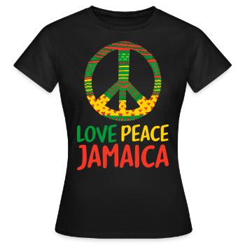 Jamaica Love Jamaica - Women's T-Shirt - black - Front - AI Model Female 172 dark (172cm)