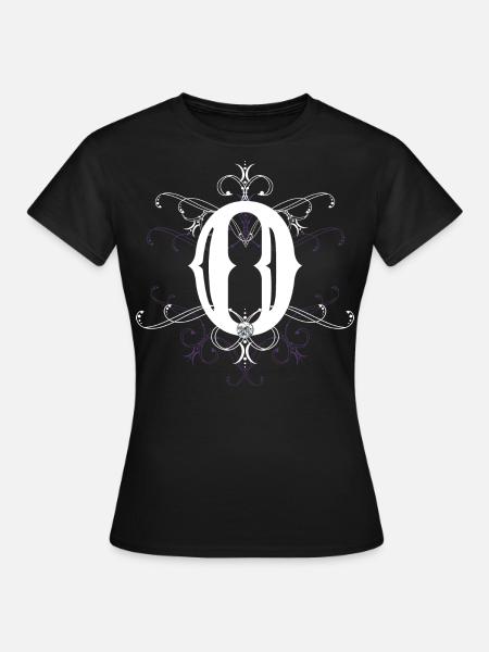 Buchstabe O Buchstabe-O - Frauen T-Shirt - Schwarz