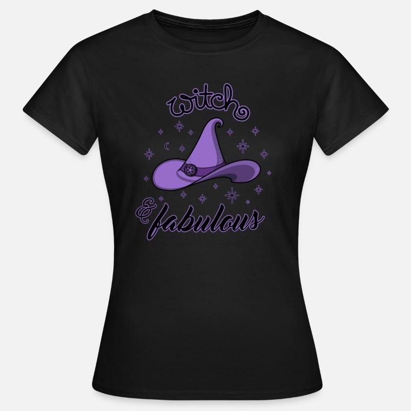 Witch and Fabulous - Women's T-Shirt - black