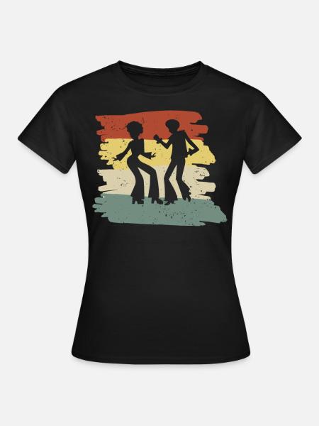 Groovy retro design from the 70s: Funky & Vintage - Women's T-Shirt - black