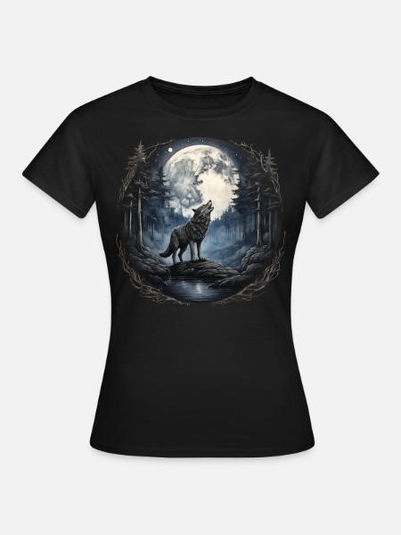 lobo4 - T-shirt Femme - noir
