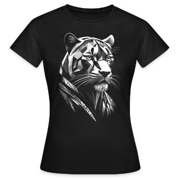 Modern - Panther - Women's T-Shirt - black - Front - AI Model Female 172 dark (172cm)