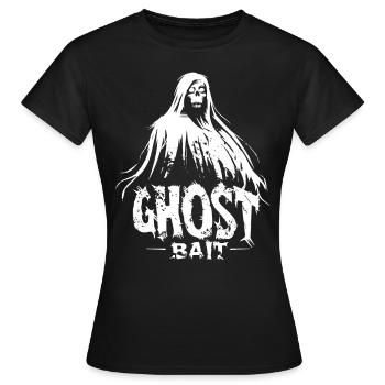 Appât fantôme Appât fantôme | Paranormal Motif - T-shirt Femme - noir - Devant - AI Model Female 172 dark (172cm)